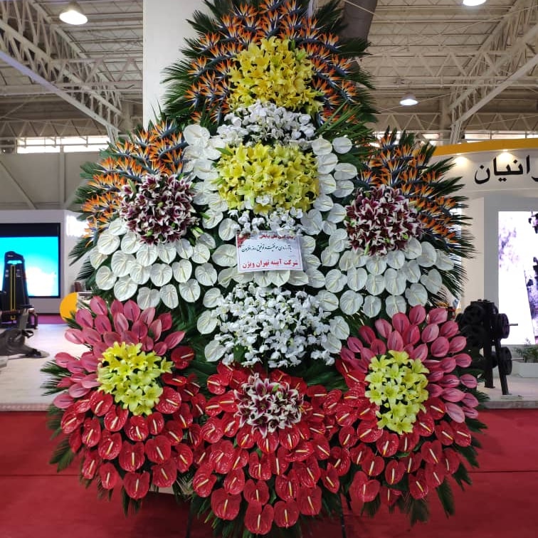 تاج گل نمایشگاهی ۷تیکه